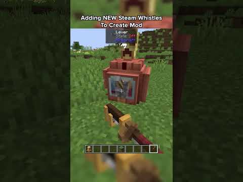 Adding New Steam Whistles to Create Mod! #minecraft #createmod