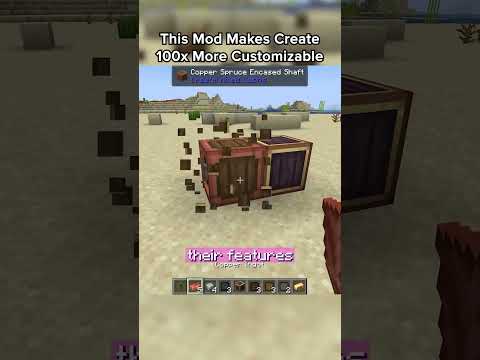 This Mod Makes CREATE Way More Customizable #minecraft #createmod