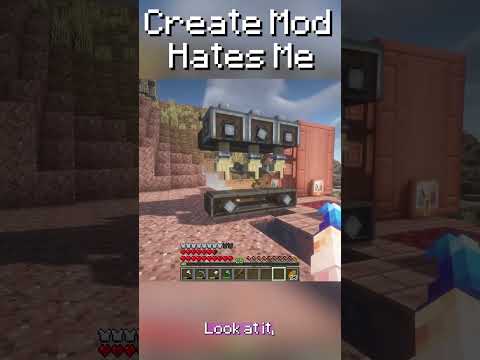 This Mod HATES Me #minecraft #createmod #gaming