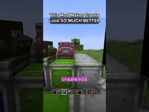 This Mod Makes CREATE so much BETTER ! #createmod #minecraft